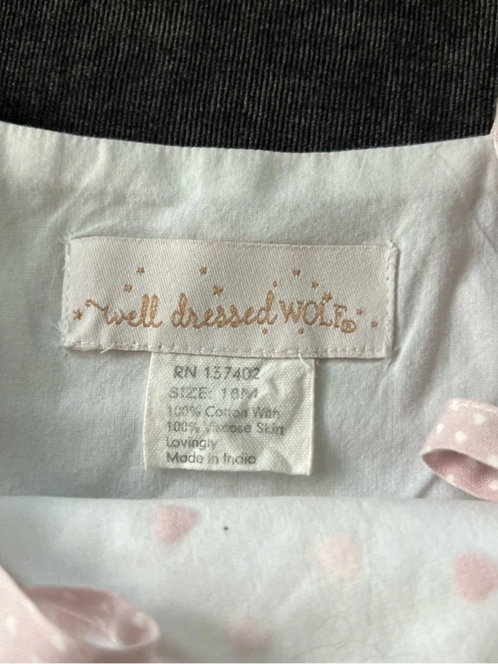 Well Dressed Wolf Girls Dress Set Size 18 Months - Picture 5 of 10